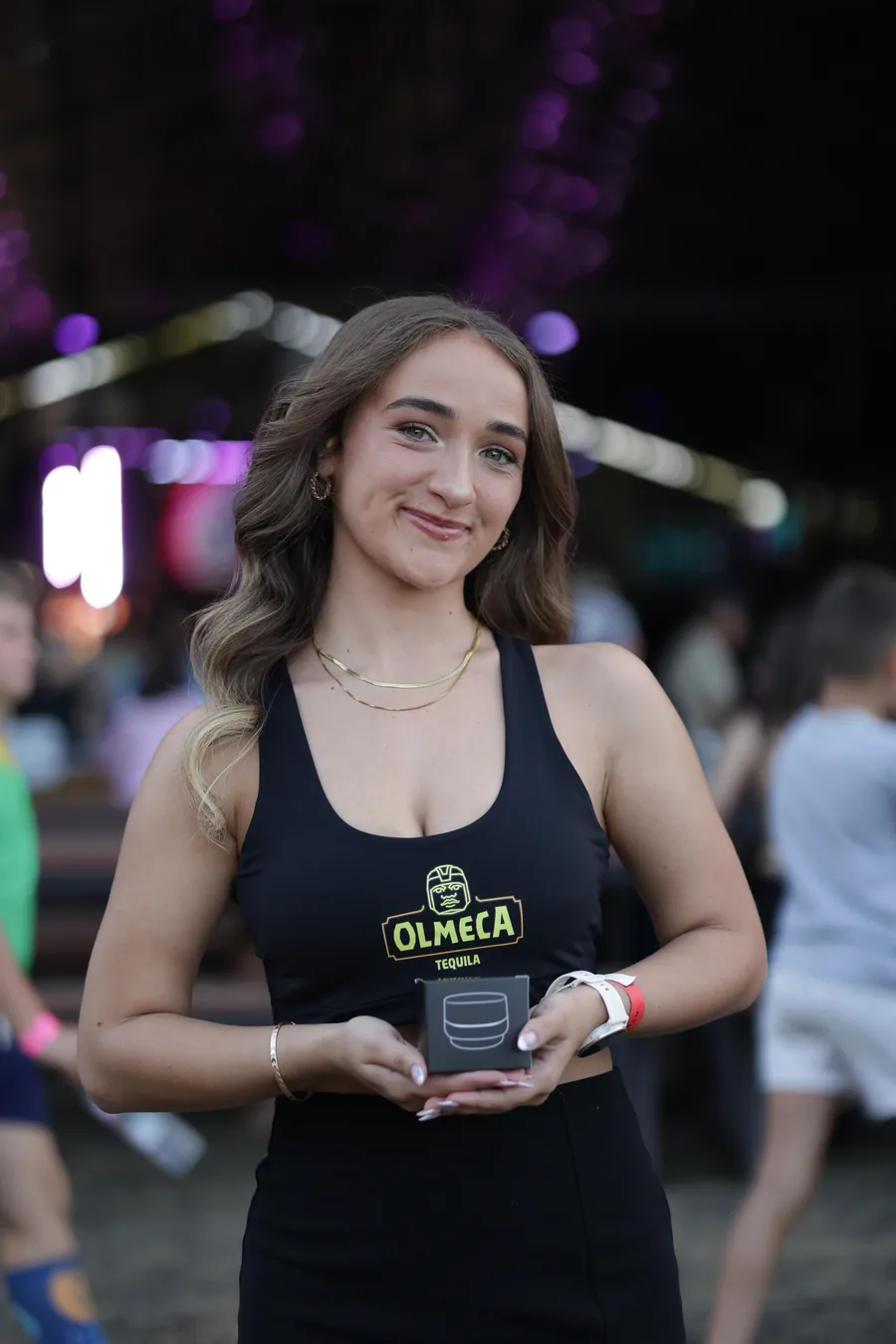 Braize brand ambassador on the event floor
